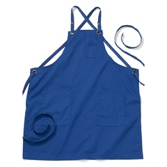 9043 3-Pocket Twill Bib Apron